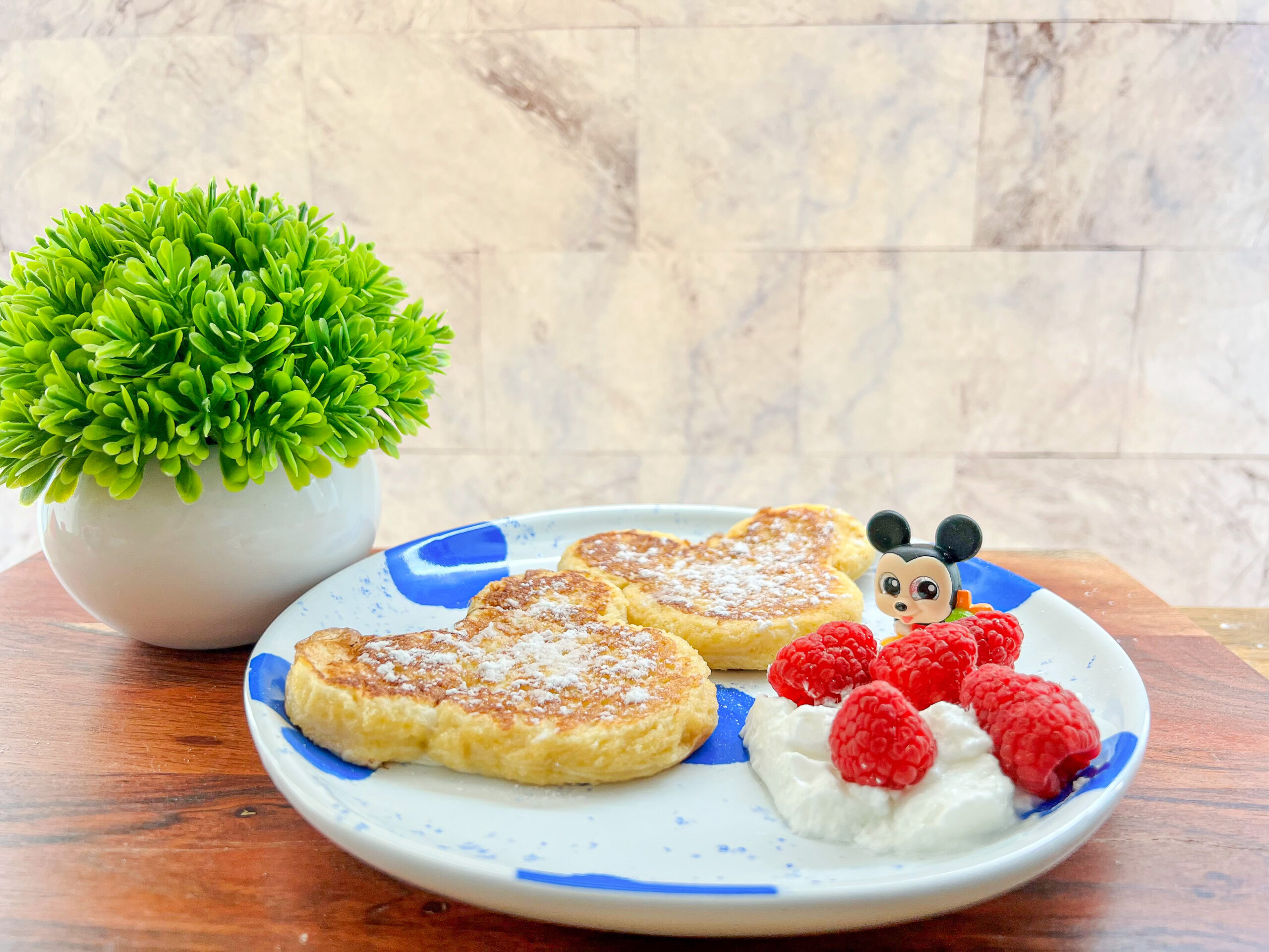 Mickey Mouse-shaped French Toast 